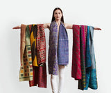 Wild Orchid Kantha Scarf - India
